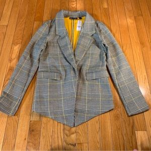 NY&C plaid suit jacket blazer size XS